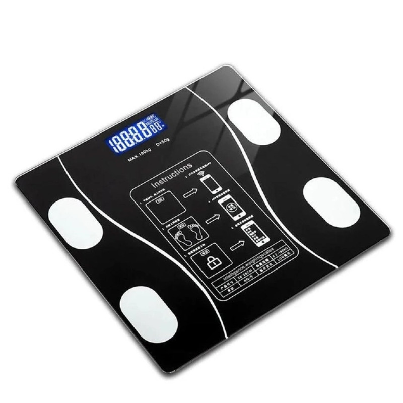 Смарт-ваги Bluetooth із аналізом складу тіла Scale One, до 180 кг