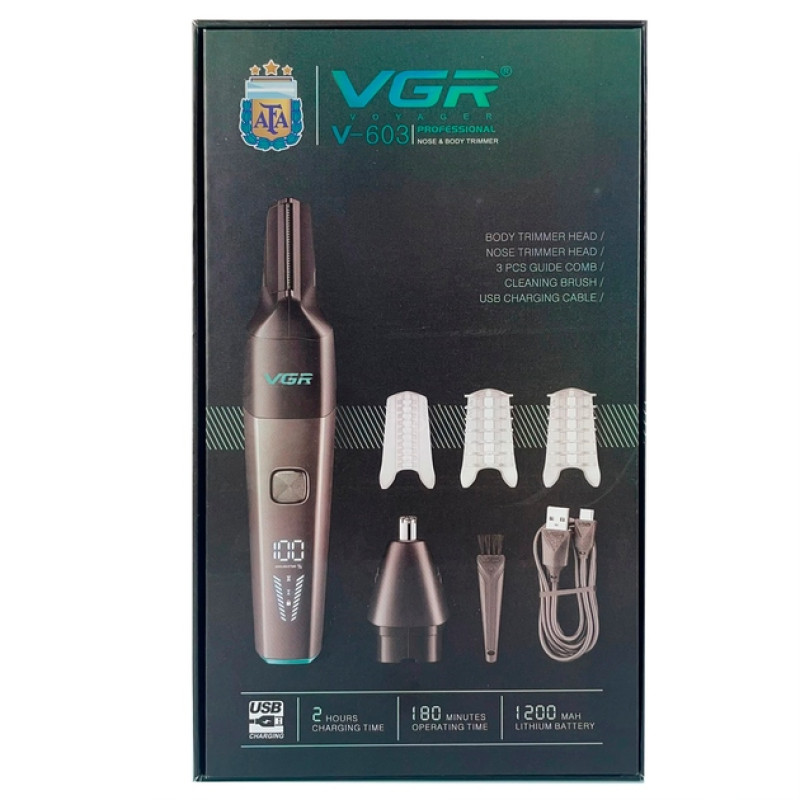 Триммер для носа, ушей и окантовки VGR V-603