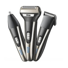 Електробритва + триммер DSP 60090, 3 в 1, акумуляторна, з USB-зарядкою