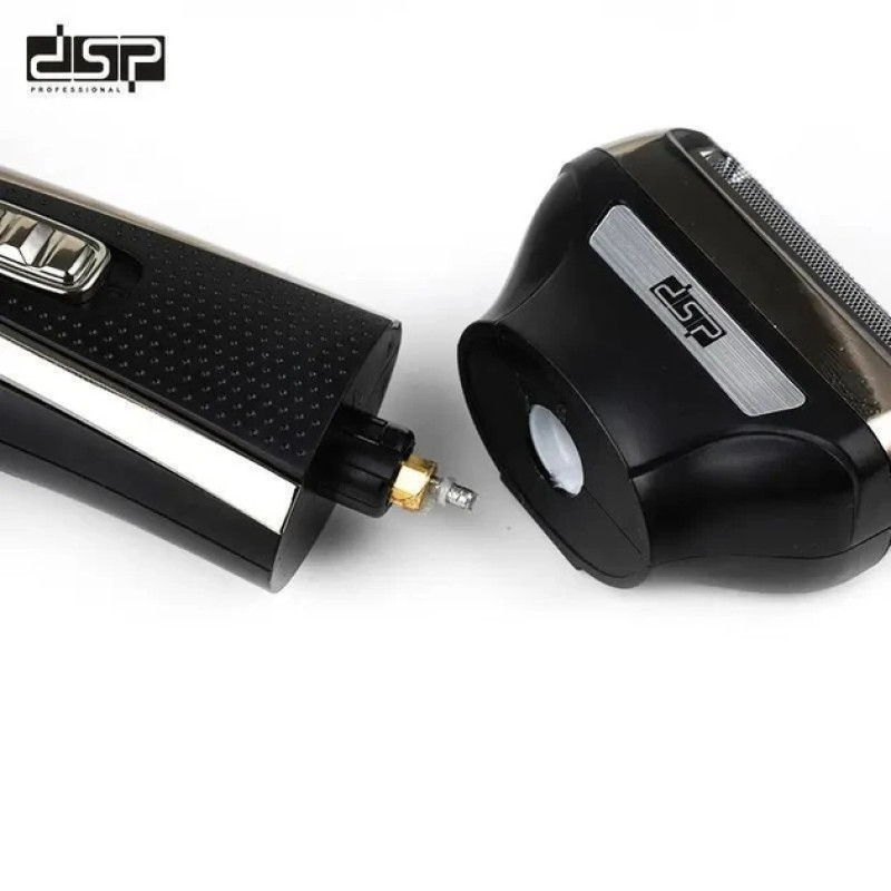 Електробритва + триммер DSP 60090, 3 в 1, акумуляторна, з USB-зарядкою