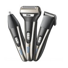 Електробритва + триммер DSP 60090, 3 в 1, акумуляторна, з USB-зарядкою