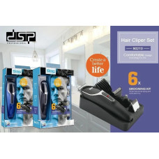 Машинка для стрижки DSP 90210, акумуляторна, 5 в 1, з насадками для волосся
