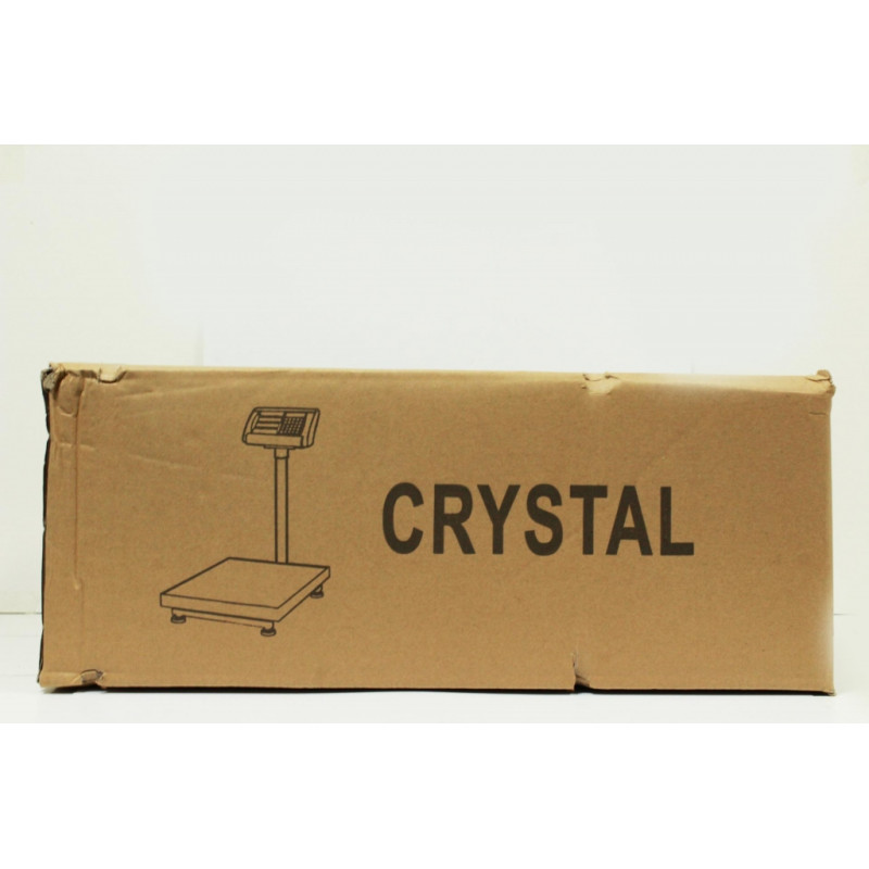 Товарна електронна вага Crystal CR-300 Metal, до 300 кг, платформа 40×50 см
