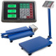 Товарна електронна вага Crystal CR-300 Metal, до 300 кг, платформа 40×50 см