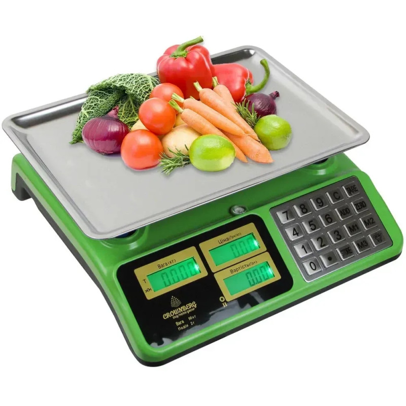 Електронні ваги Crownberg CB-5010, до 50 кг, платформа 25×35 см