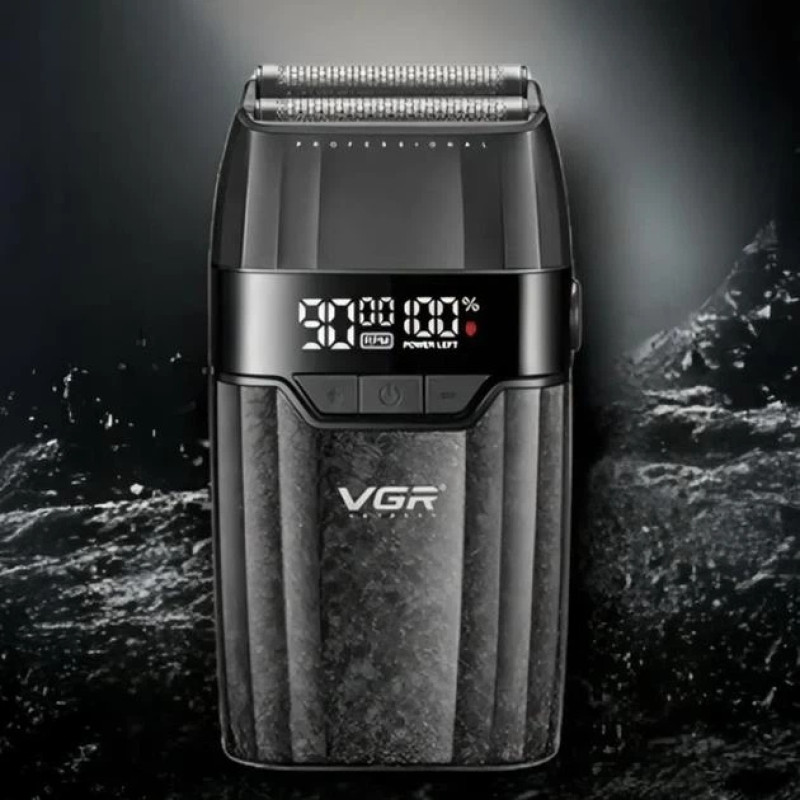 Електробритва VGR V-640S, LED-дисплей, USB