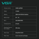 Машинка для стрижки VGR V-640C, акумуляторна, LED-дисплей, USB