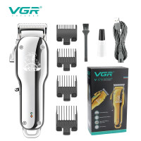 Машинка для стрижки VGR V-678, акумуляторна, LED-індикатор, USB