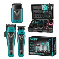 Набір для стрижки VGR V-035 S3 r 3 в 1, машинка, триммер та шейвер
