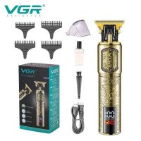Триммер VGR V-073, аккумуляторный, 4 насадки, USB