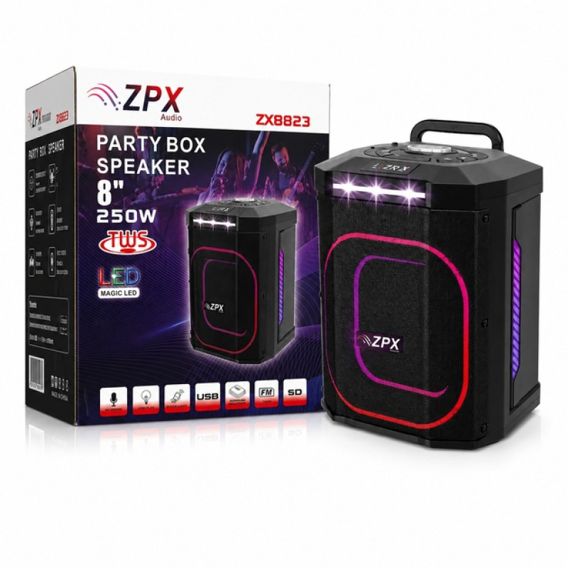 Портативная акустическая система ZPX ZX8823 250 Вт