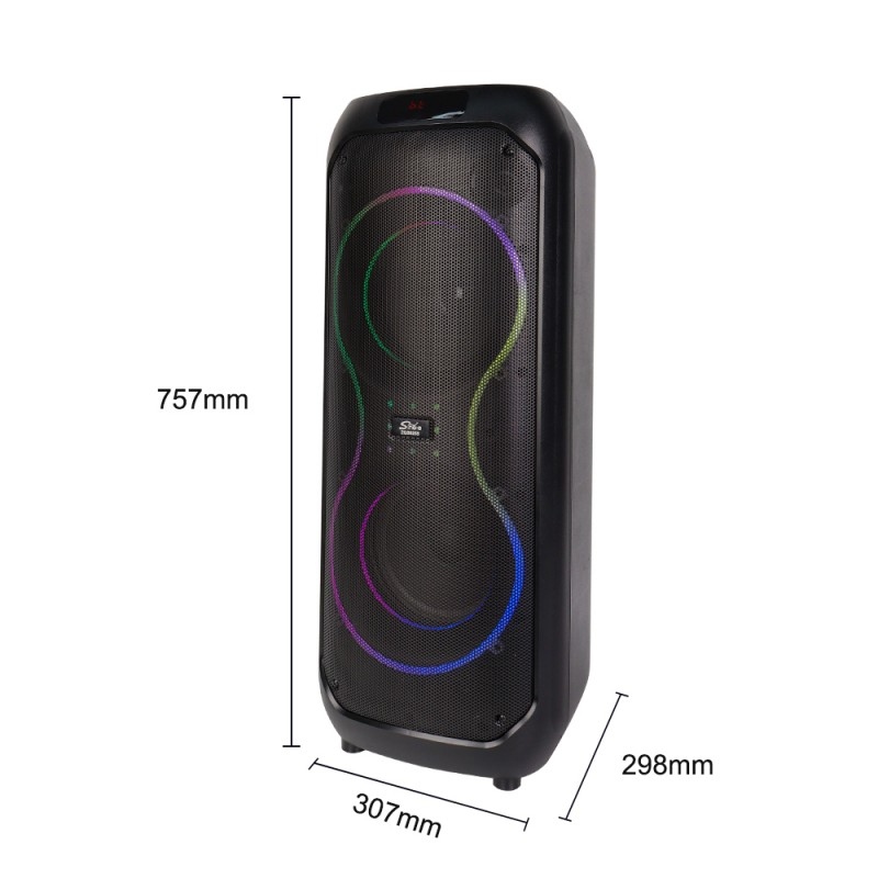 Портативна акустична система SPS ZQS8255, Bluetooth, TWS, LED-підсвічування- Замовити за ціною 4233 грн.