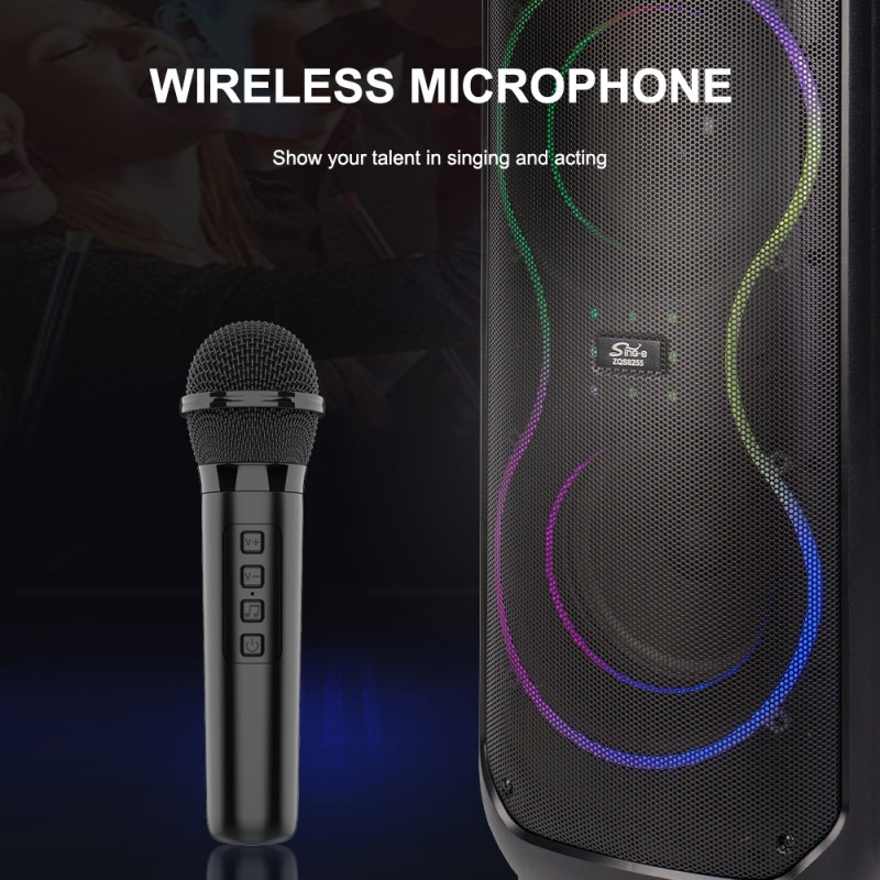 Портативна акустична система SPS ZQS8255, Bluetooth, TWS, LED-підсвічування- Замовити за ціною 4233 грн.