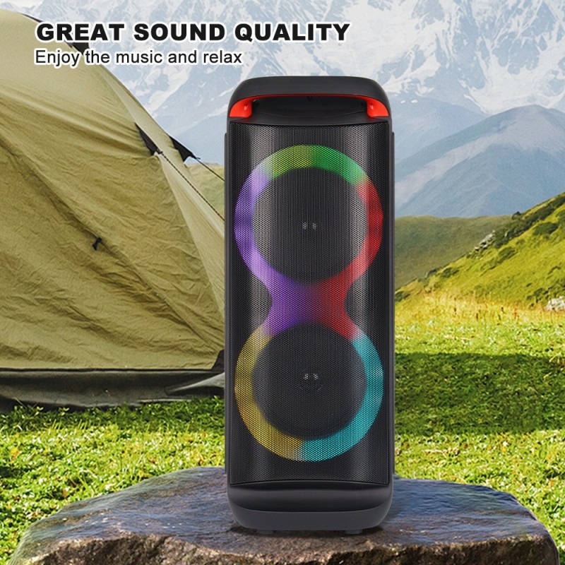 Портативна акустична система SPS ZQS8288, Bluetooth, TWS, RGB-підсвічування- Замовити за ціною 4233 грн.