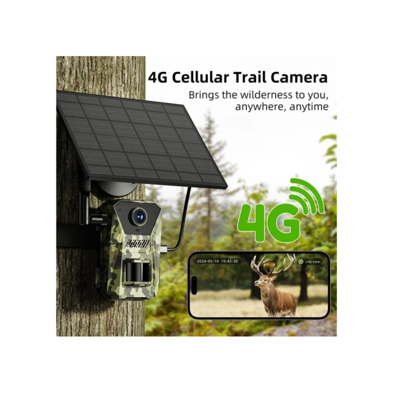 Мисливська камера F8 Solar 4G Trail Camera, фотопастка- Замовити за ціною 3403 грн.