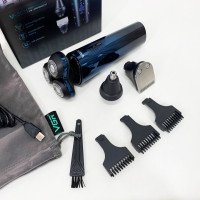 Електробритва VGR V-303, 3 в 1, 3 головки роторні, акумулятор 600 мА·ч