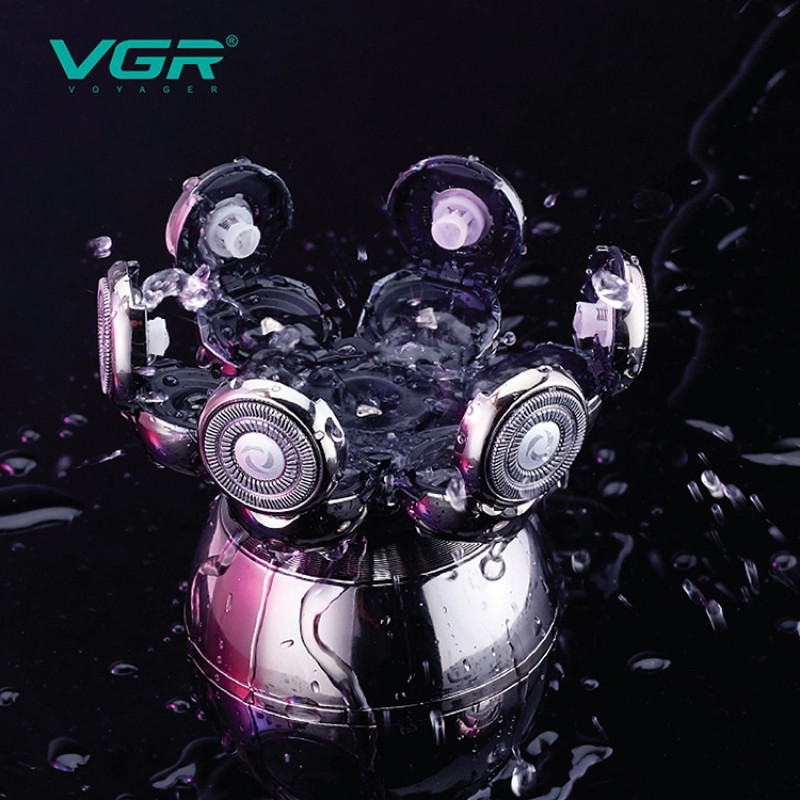 Электробритва VGR V-315, 5 в 1, 7 роторных головок, аккумулятор 600 мА·ч
