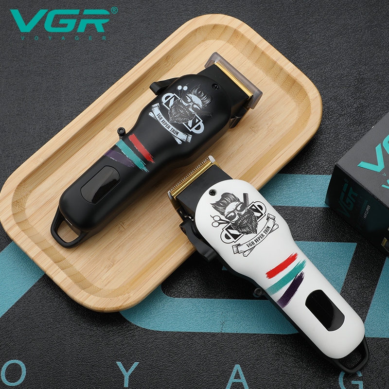 Машинка для стрижки волосся VGR V-699, 4 насадки, LED-дисплей.- Замовити за ціною 1308 грн.