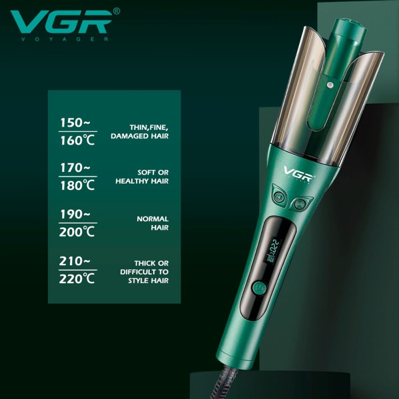 Плойка-стайлер VGR V-583, 4 режими, LED дисплей- Замовити за ціною 1531 грн.