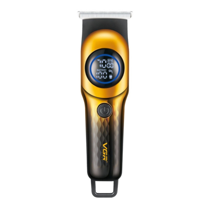 Тример для стрижки волосся VGR V-966 Professional, 7000 об/хв, 4 насадки, LED-дисплей- Замовити за ціною 542 грн.