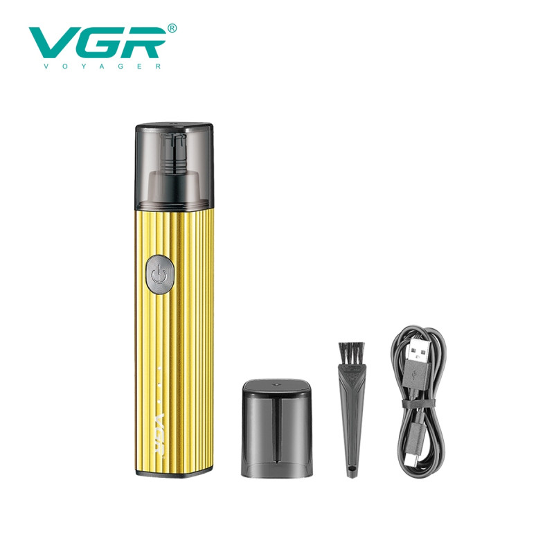 Тример для носа та вух VGR V-629, 8500 об/хв, USB Type-C, металевий корпус- Замовити за ціною 346 грн.