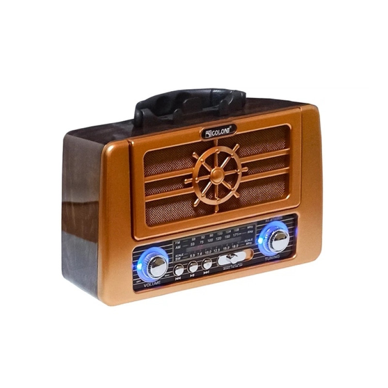 Радіоприймач GOLON RX-BT8080 SOLAR з Bluetooth, USB/microSD та сонячною панеллю- Замовити за ціною 924 грн.