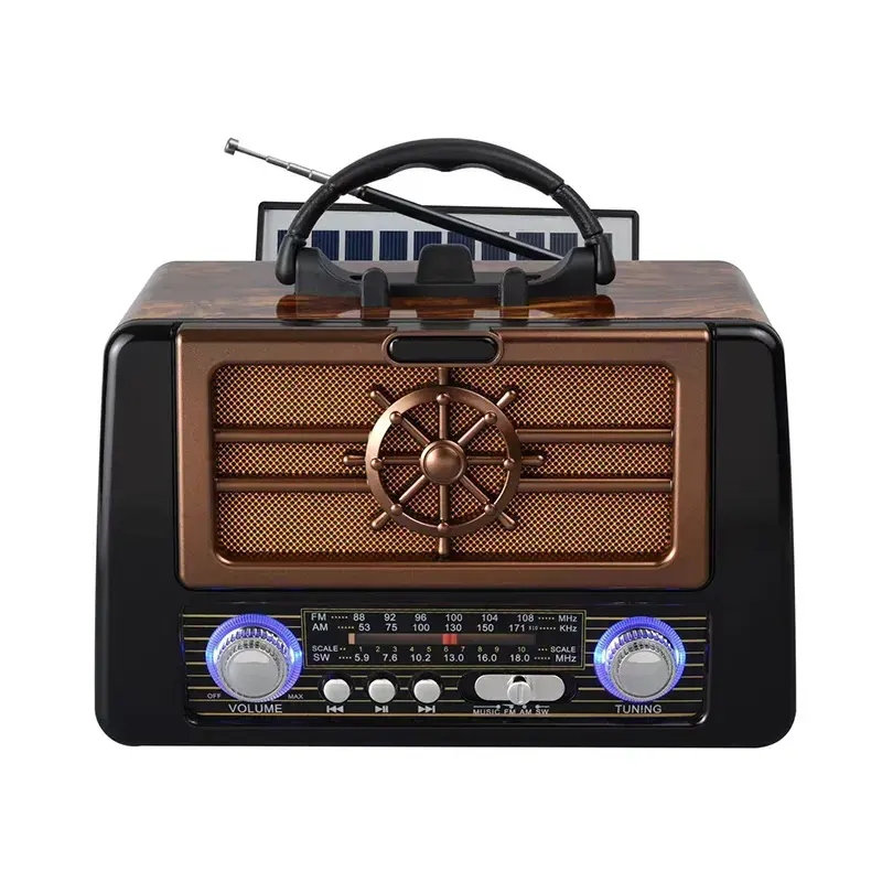 Радіоприймач GOLON RX-BT8080 SOLAR з Bluetooth, USB/microSD та сонячною панеллю- Замовити за ціною 924 грн.