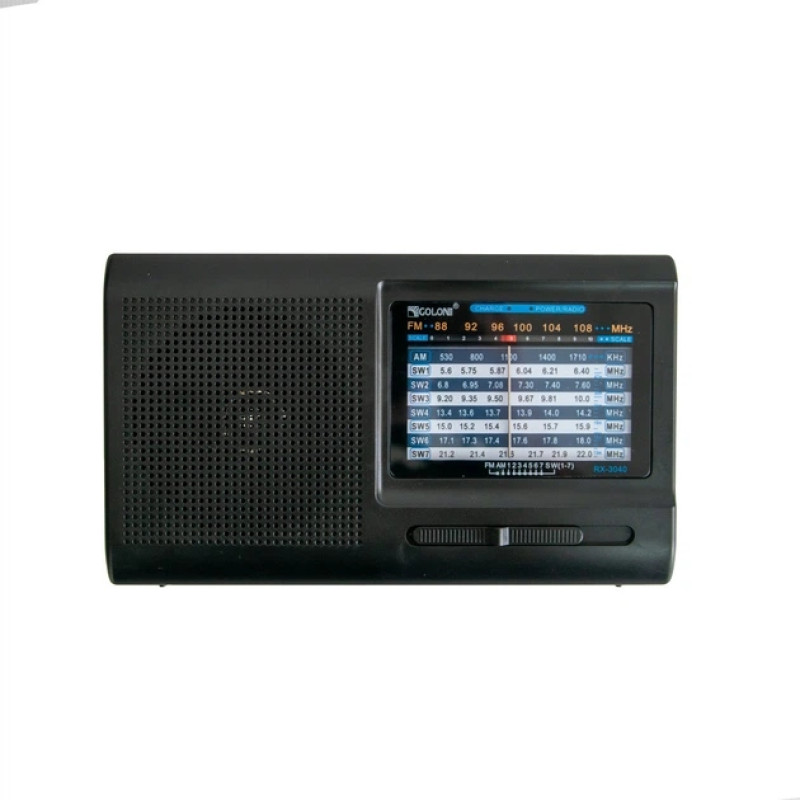 Радіоприймач GOLON RX-3040 з акумулятором, FM/AM/SW, USB Type-C- Замовити за ціною 443 грн.