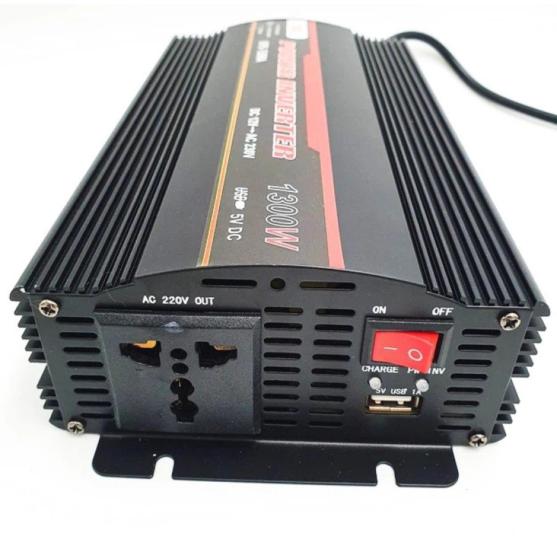 Перетворювач напруги UKC UPS-1300A 12V → 230V, 1300W, зарядка АКБ, USB- Замовити за ціною 2495 грн.