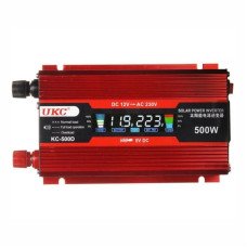 Перетворювач напруги UKC KC-500D 12V → 230V, 500W, LCD, USB