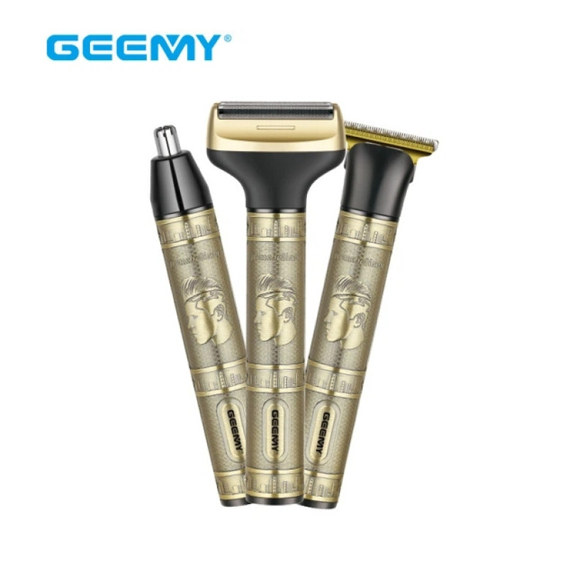 Багатофункціональний триммер GM 8045, 9 Вт, 3 змінні насадки, USB- Замовити за ціною 1116 грн.