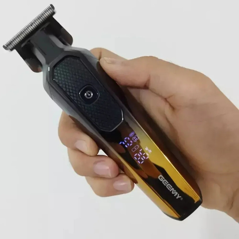 Тример для волосся GM 8058Q, 4 насадки, USB, дисплей- Замовити за ціною 462 грн.
