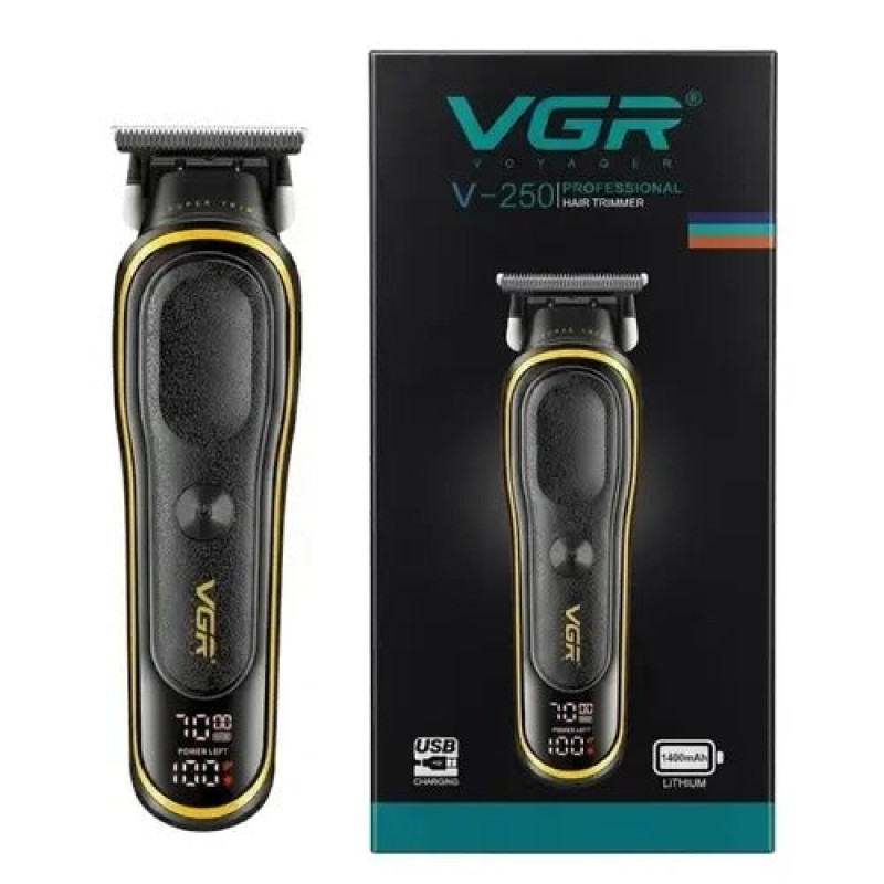 Тример VGR V-250, LED-дисплей, 4 насадки- Замовити за ціною 581 грн.