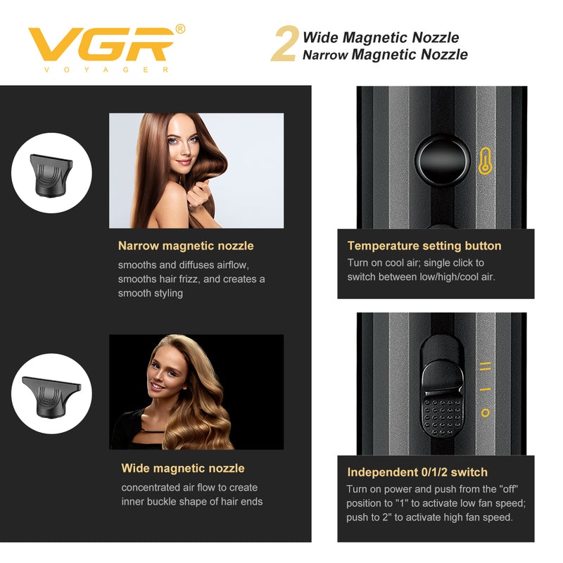 Фен VGR V-285HD- Замовити за ціною 2218 грн.
