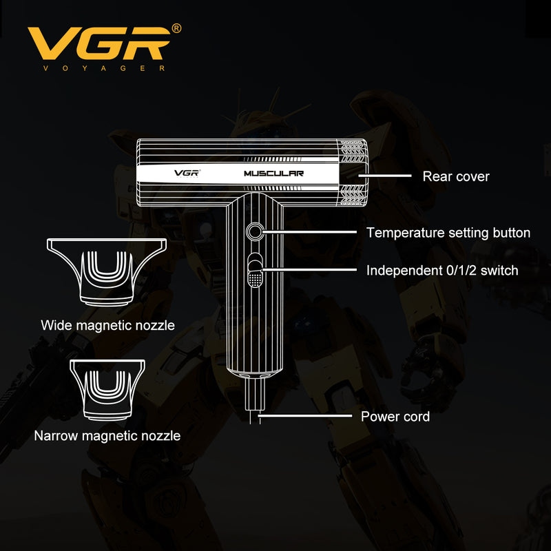 Фен VGR V-285HD- Замовити за ціною 2218 грн.