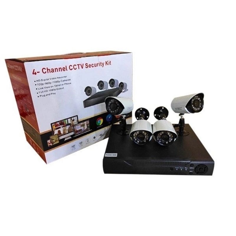 Комплект відеоспостереження DVR KIT CAD D001 2MP/4CH на 4 камери- Замовити за ціною 3890 грн.