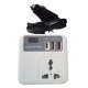 Автомобільний інвертор напруги Car Power, USB, USB Type-C
