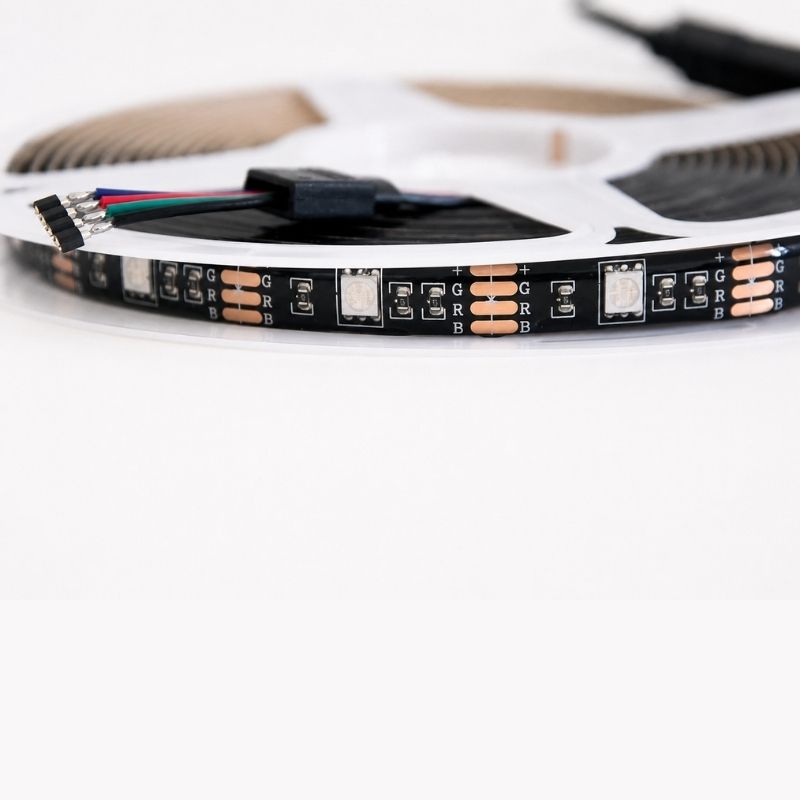 Світлодіодна RGB-стрічка з Bluetooth та керуванням зі смартфона, 5 м, APP BT