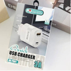 Зарядний пристрій AR-PD01, 36 Вт, USB, Type-C PD, 3 А