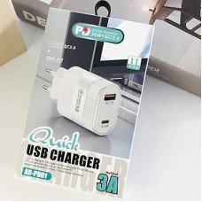 Зарядний пристрій AR-PD01, 36 Вт, USB, Type-C PD, 3 А