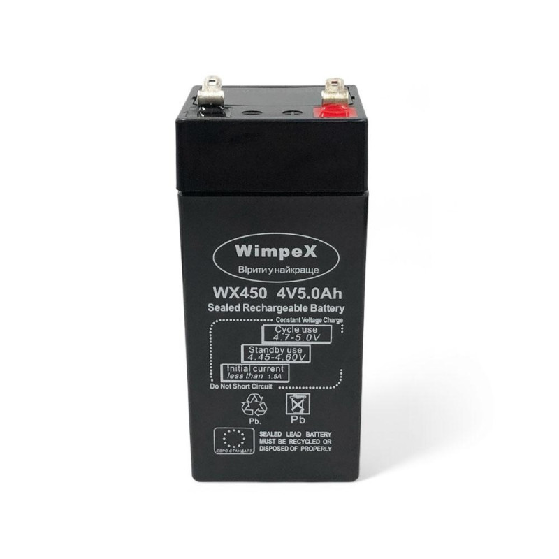 Акумулятор Wimpex WX450, 4 В, 5 А·год, (2026)