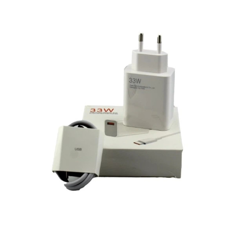 Адаптер USB з кабелем USB-TYPE C 33W