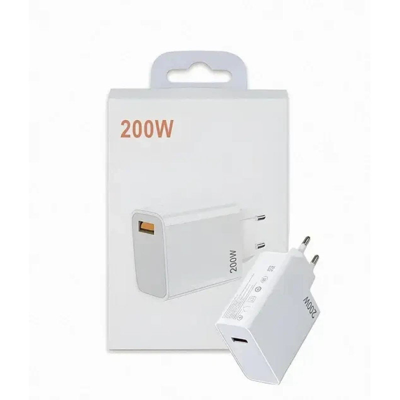 Зарядний пристрій 200W з USB, до 200 Вт.